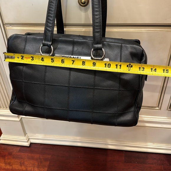 Chanel choco bar shoulder bag , black - Picture 4 of 15